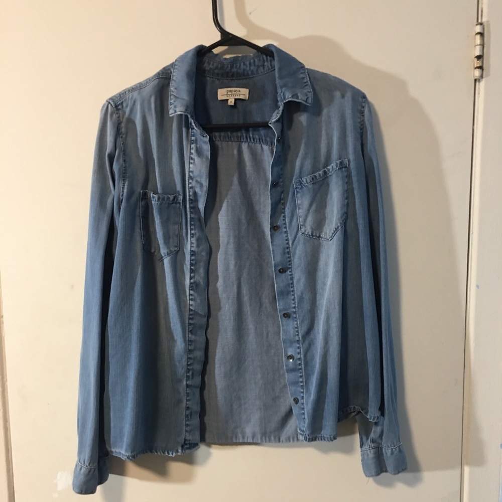 Blue hean shirt